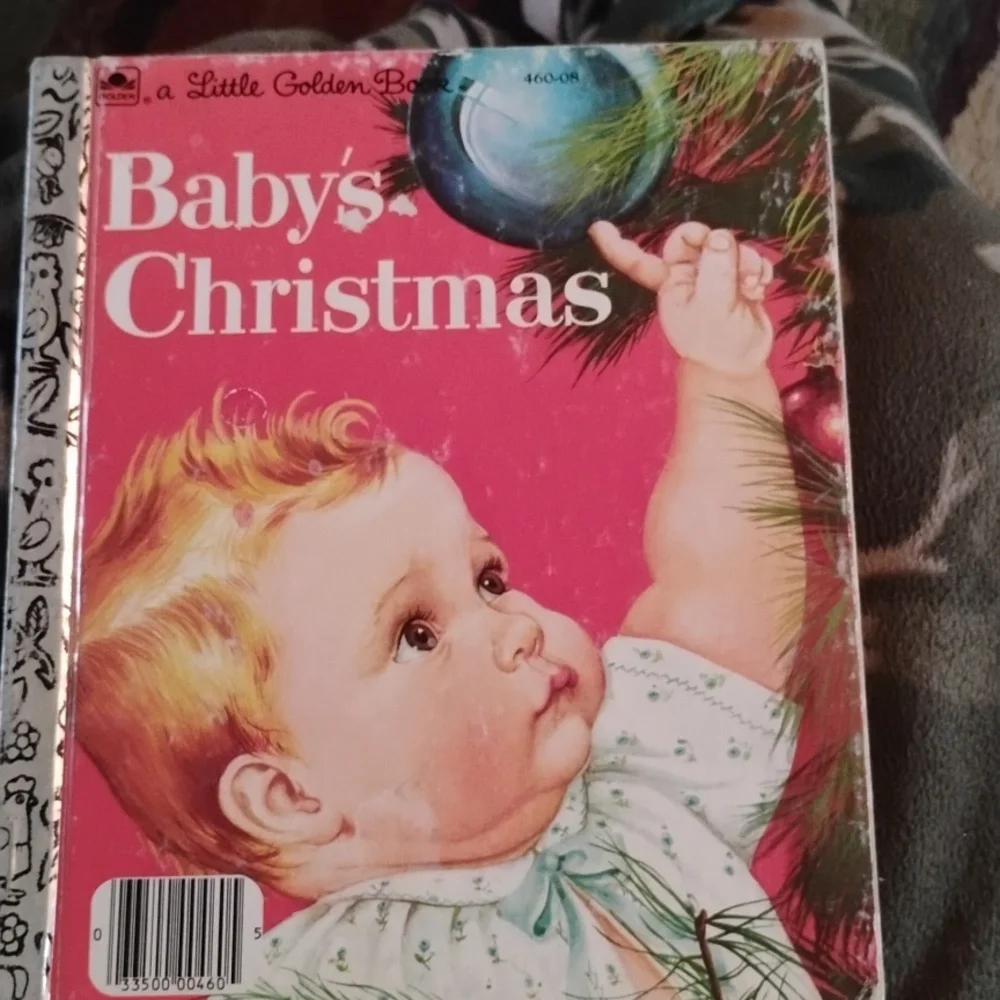 Adorable Vintage Little Golden Book Baby's Christmas Collectible